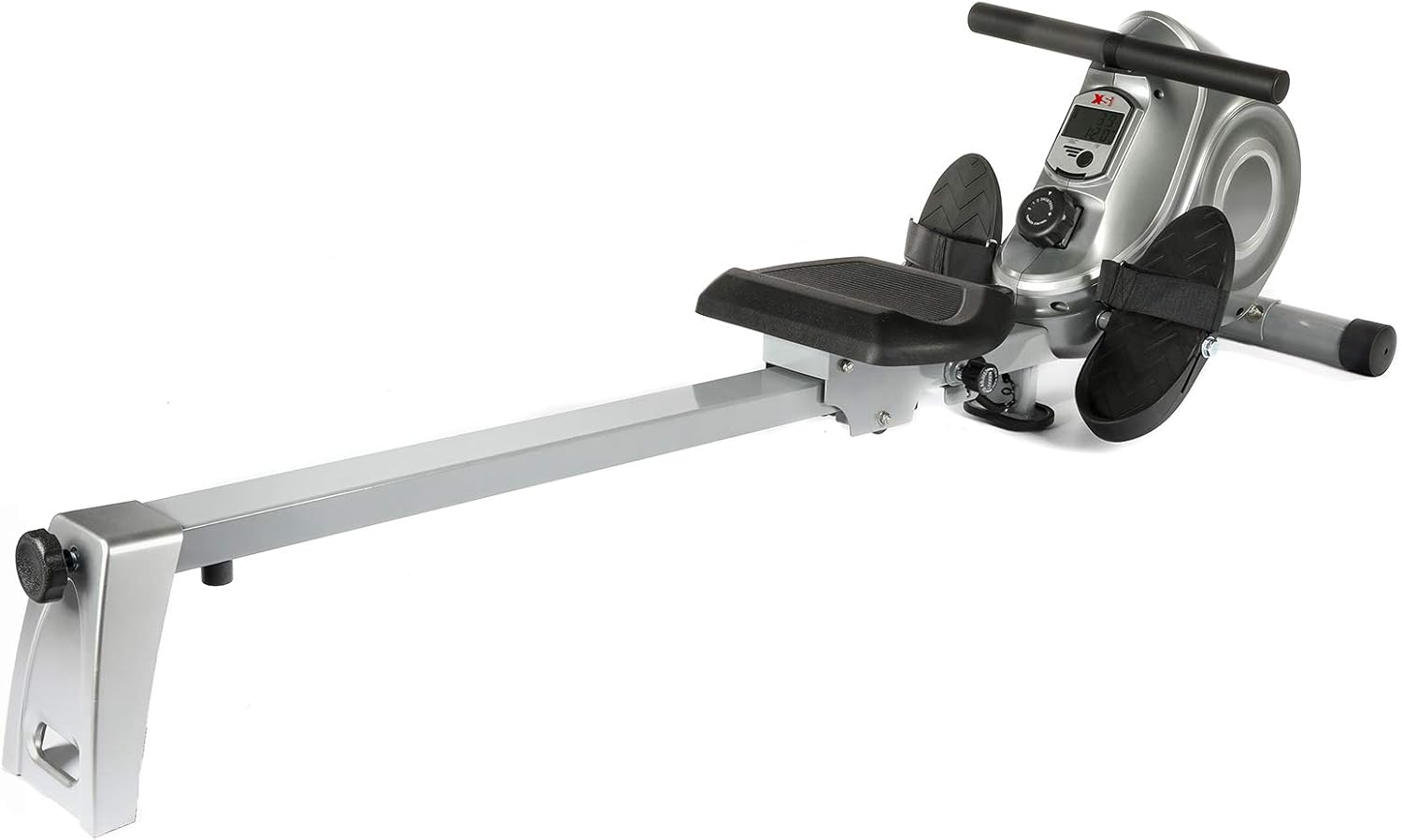 Folding Magnetic Rowing Machine 10 Resistance Levels LCD