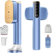 Handheld Garment Steamer 2in1 Fast Heat 15s Dual Tank Travel