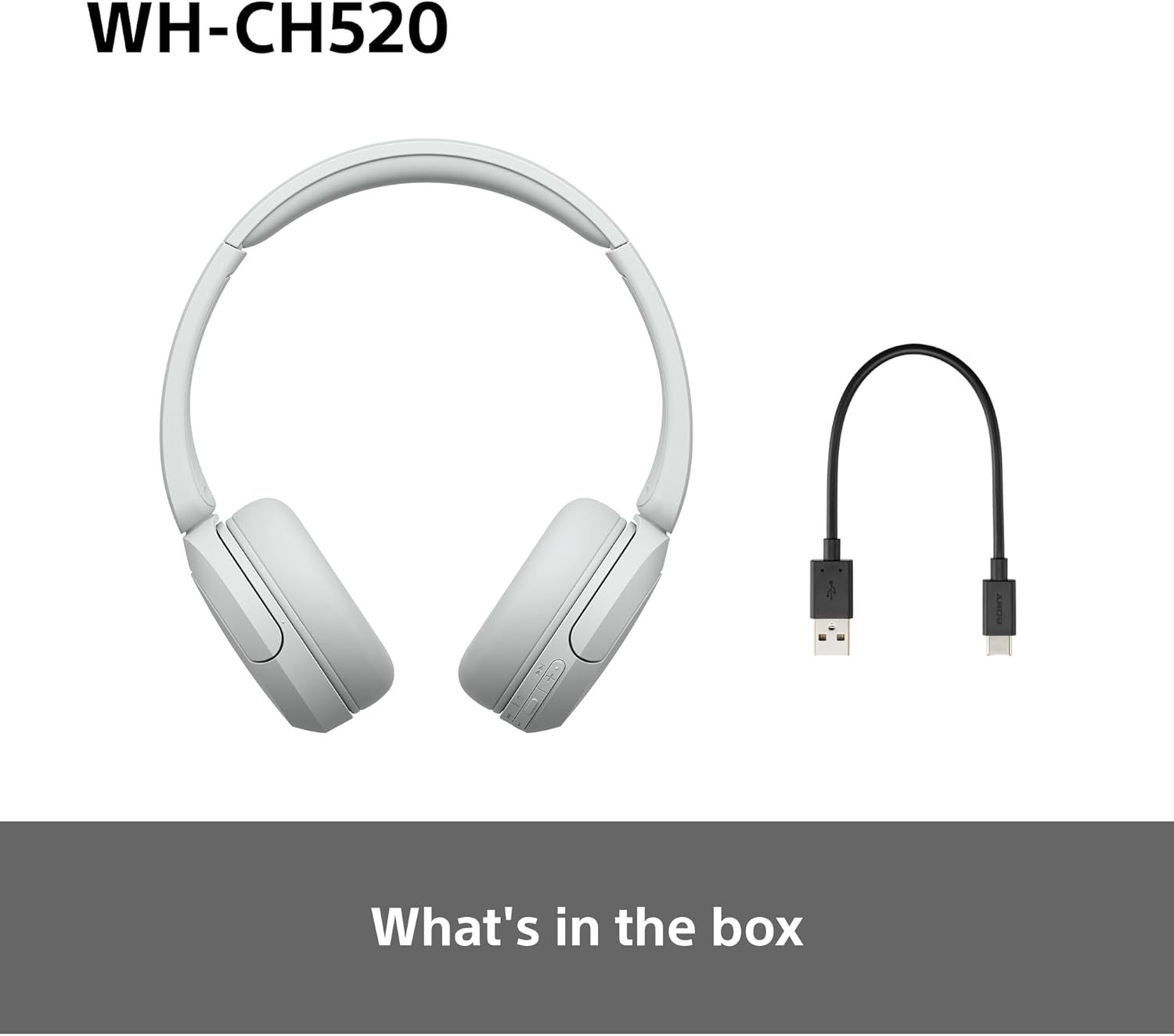 Wireless Bluetooth Noise Cancelling Over Ear Headphones 35Hr Battery White