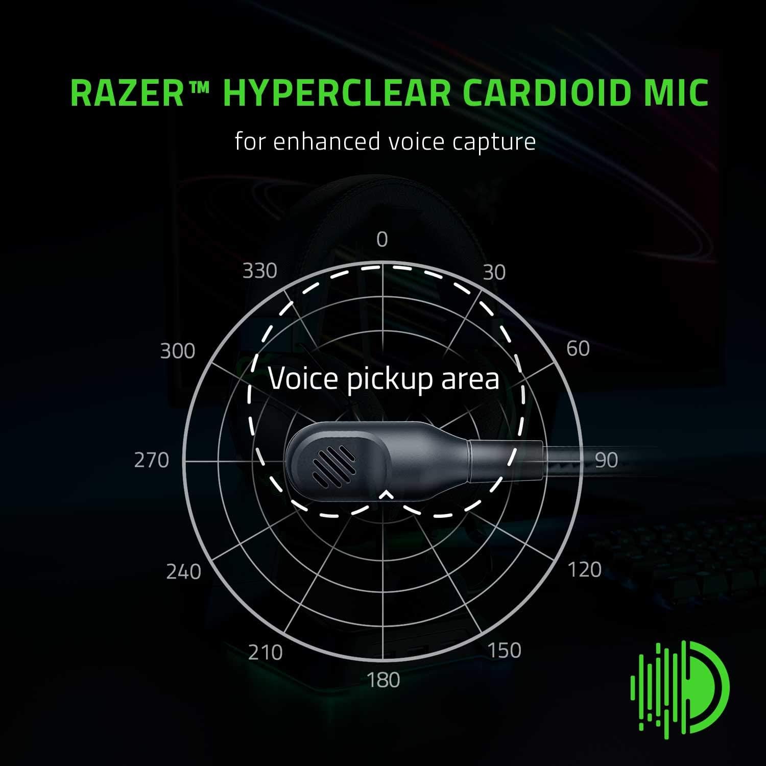 Esports Gaming Headset 7.1 Surround Sound Wired Over Ear Mic 50mm