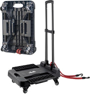 Heavy Duty Folding Hand Truck 100KG 4 Wheel Steel Cart