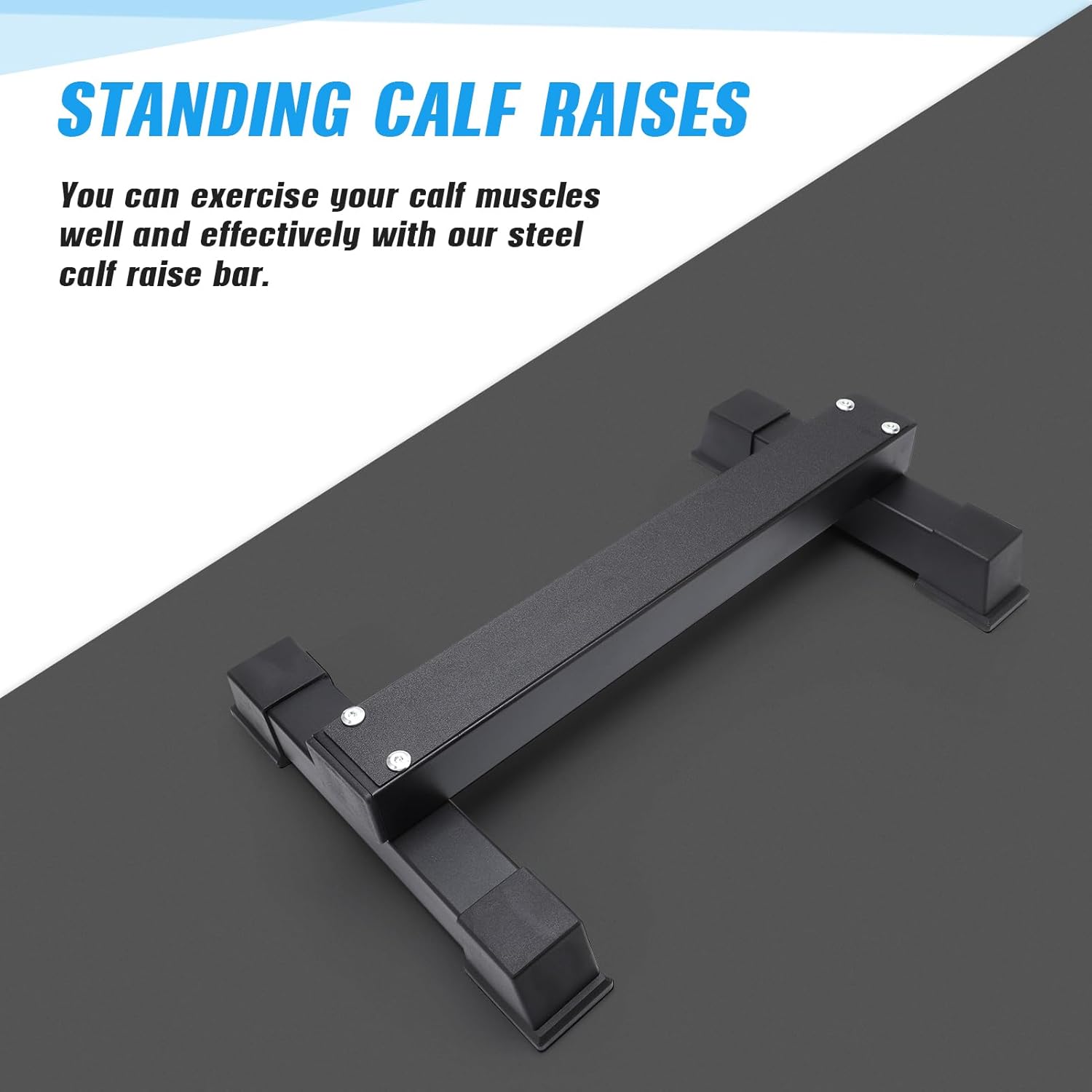 Steel Calf Raise Block Anti Slip Squat Heel Elevation Platform