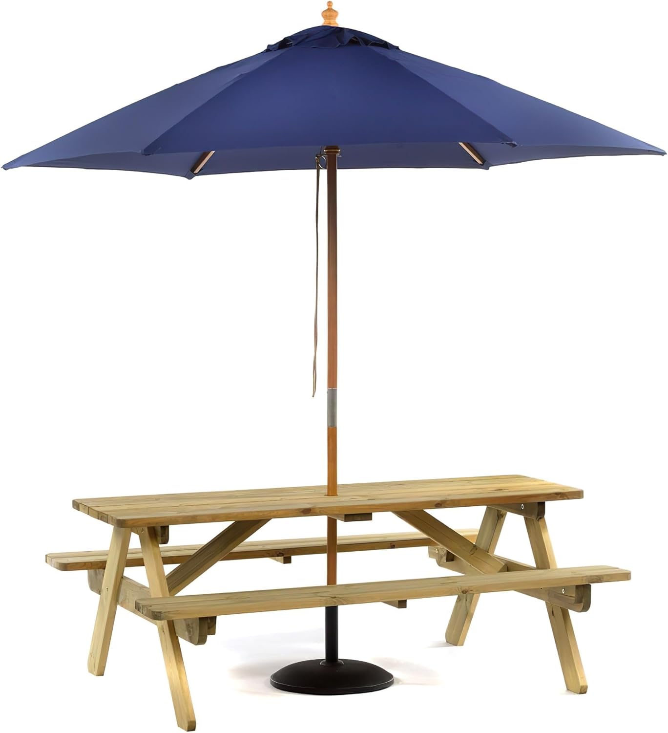 8 Seater Wooden Picnic Table A Frame Garden Bench 180cm