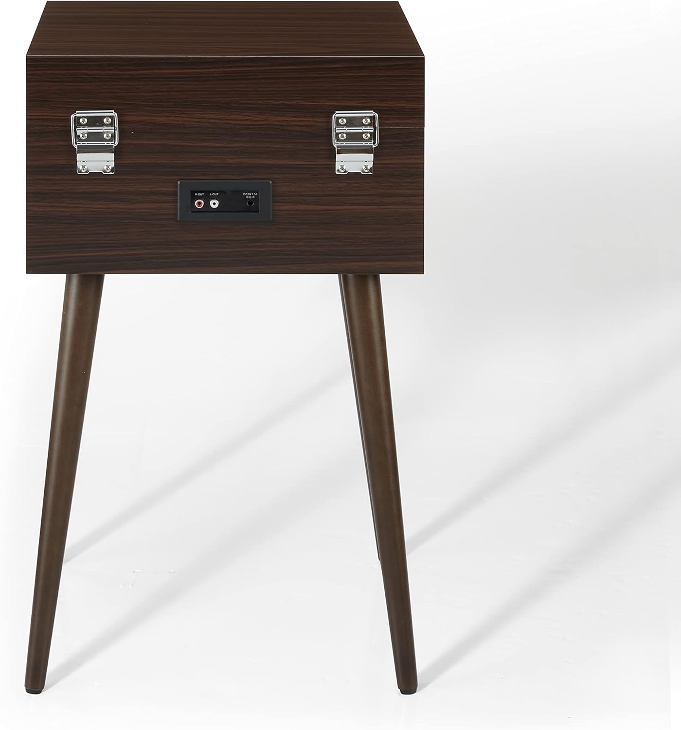Bluetooth Record Player 3 Speed Turntable Walnut Wood Stand