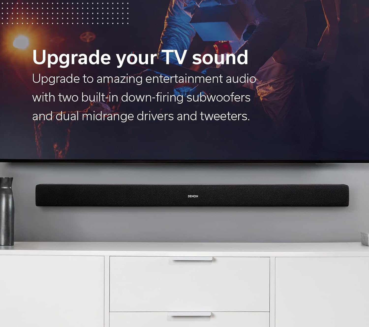 Bluetooth TV Soundbar Surround Sound Built In Subwoofers HDMI ARC