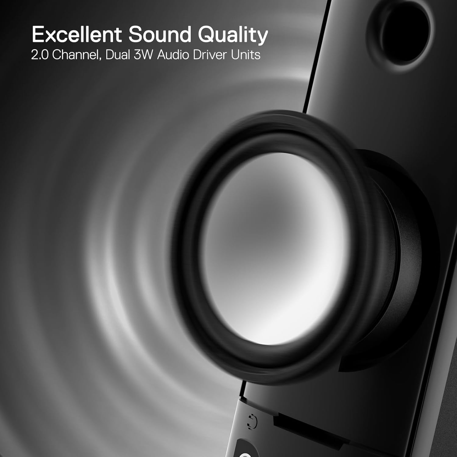 PC Gaming Speakers Stereo Soundbar USB Powered RGB Desktop Audio