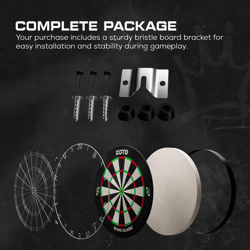 Bristle Dart Board Sisal Ultra Thin Wire Staple Free Tournament