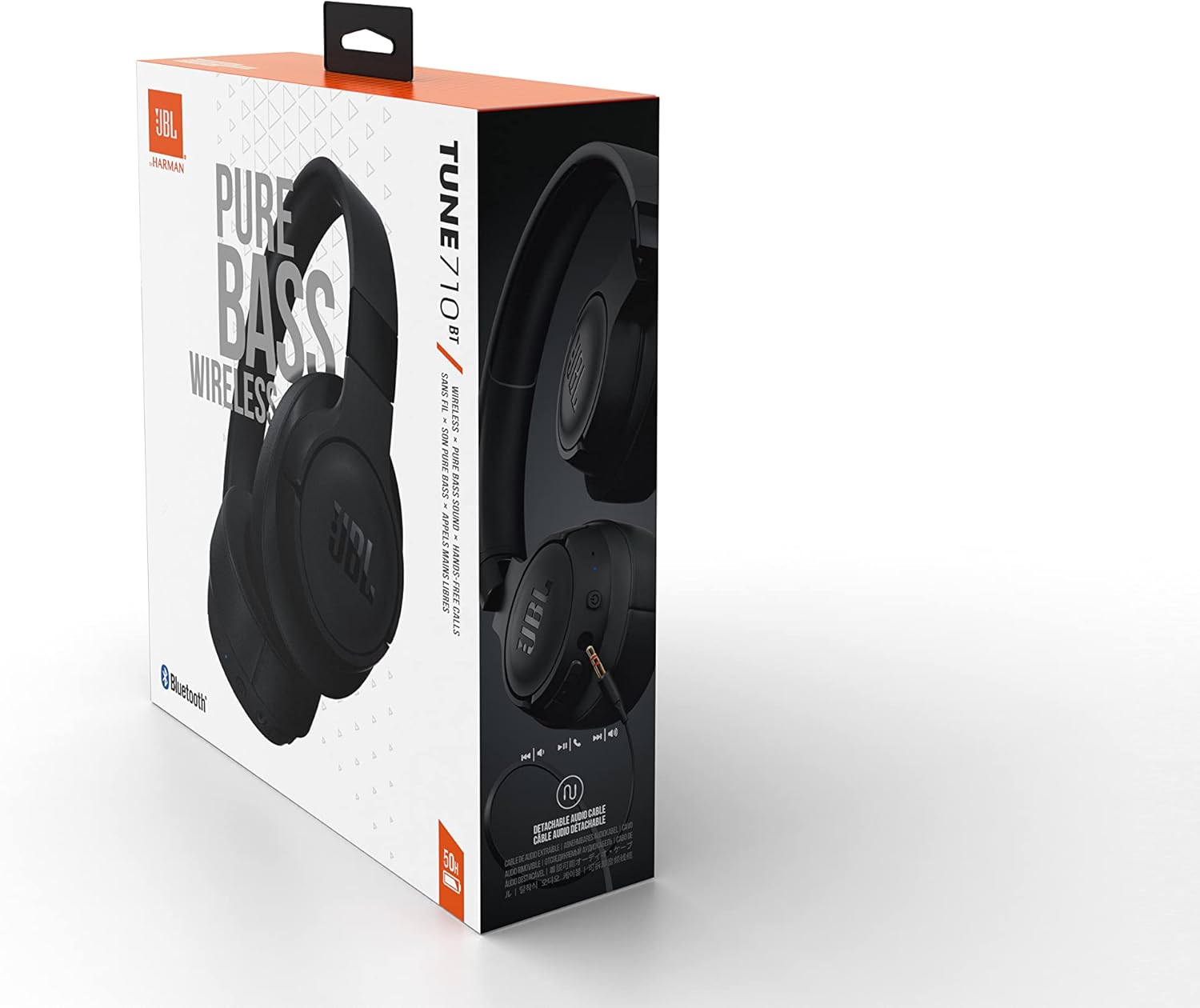 Wireless Over Ear Headphones 50H Playtime Bluetooth Foldable Mic