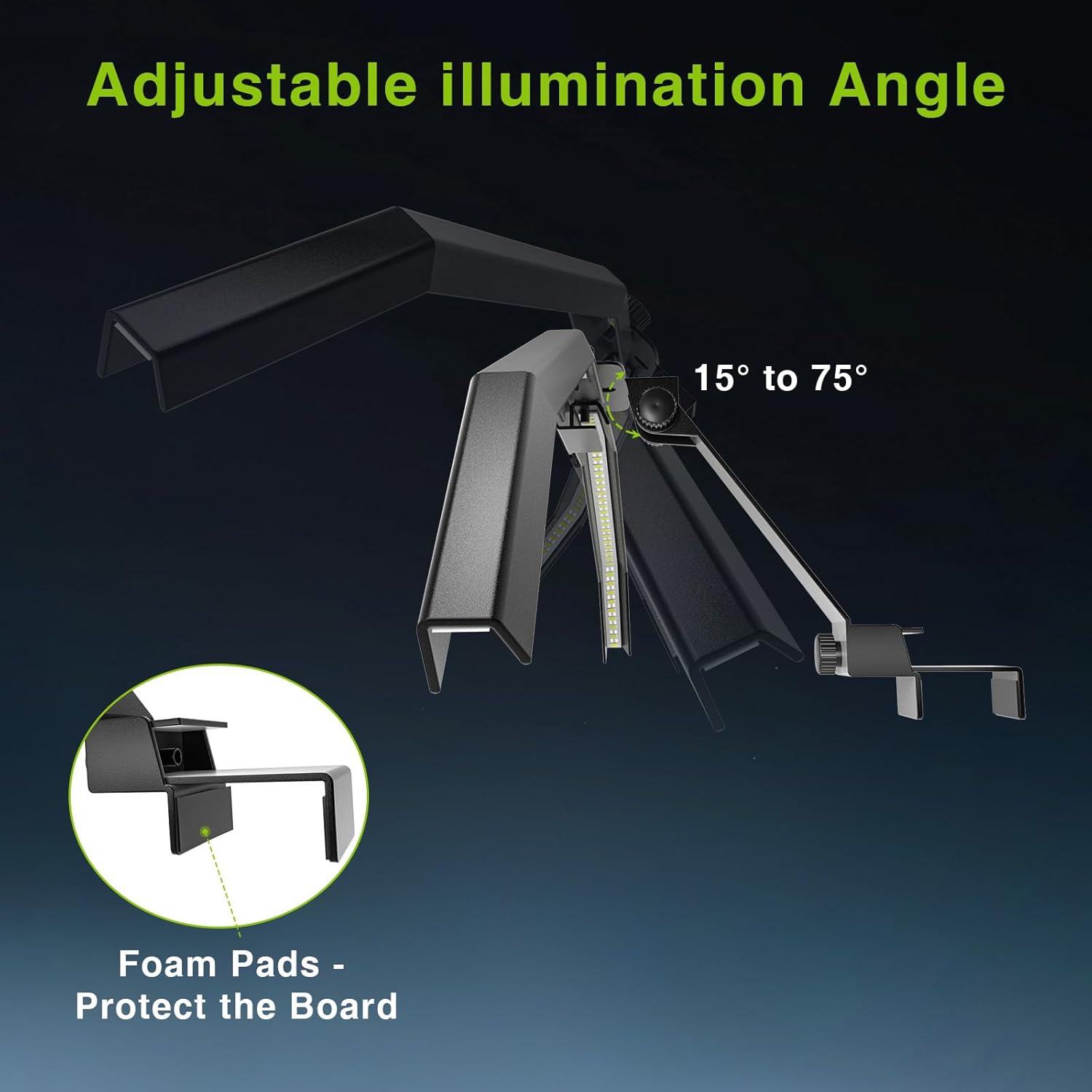Dart Board LED Light 135 Degree Foldable Adjustable Brightness