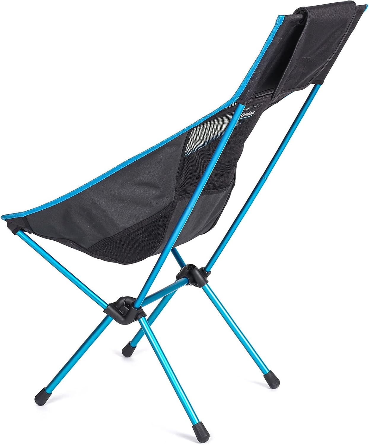 High Back Camping Chair Lightweight Foldable Black