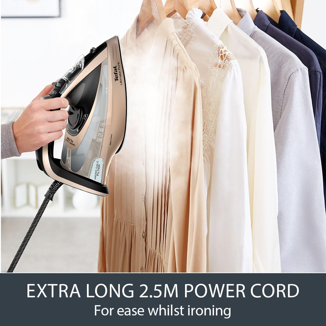 3100W Steam Iron 300g Steam Boost Durilium Soleplate 350ml Tank