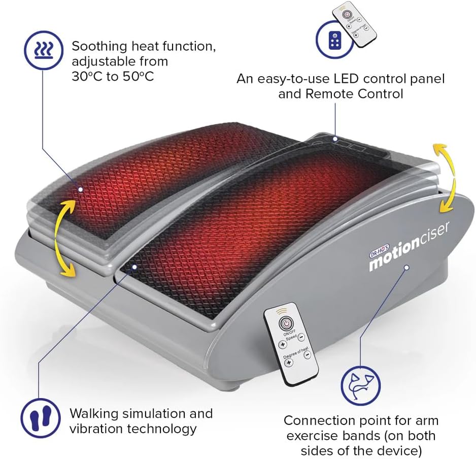 Foot and Leg Massager Heat Vibration Circulation Motion Machine