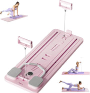Foldable Pilates Reformer Board Ab Roller Core Trainer Machine