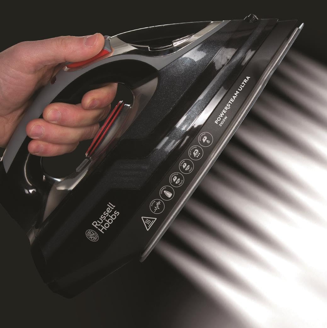 3100W Steam Iron Ceramic Soleplate 210g Steam Boost Anti Drip