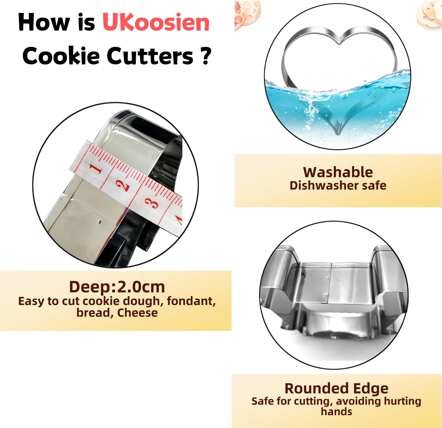 Gnome Cookie Cutters Set 3PCS Stainless Steel Baking