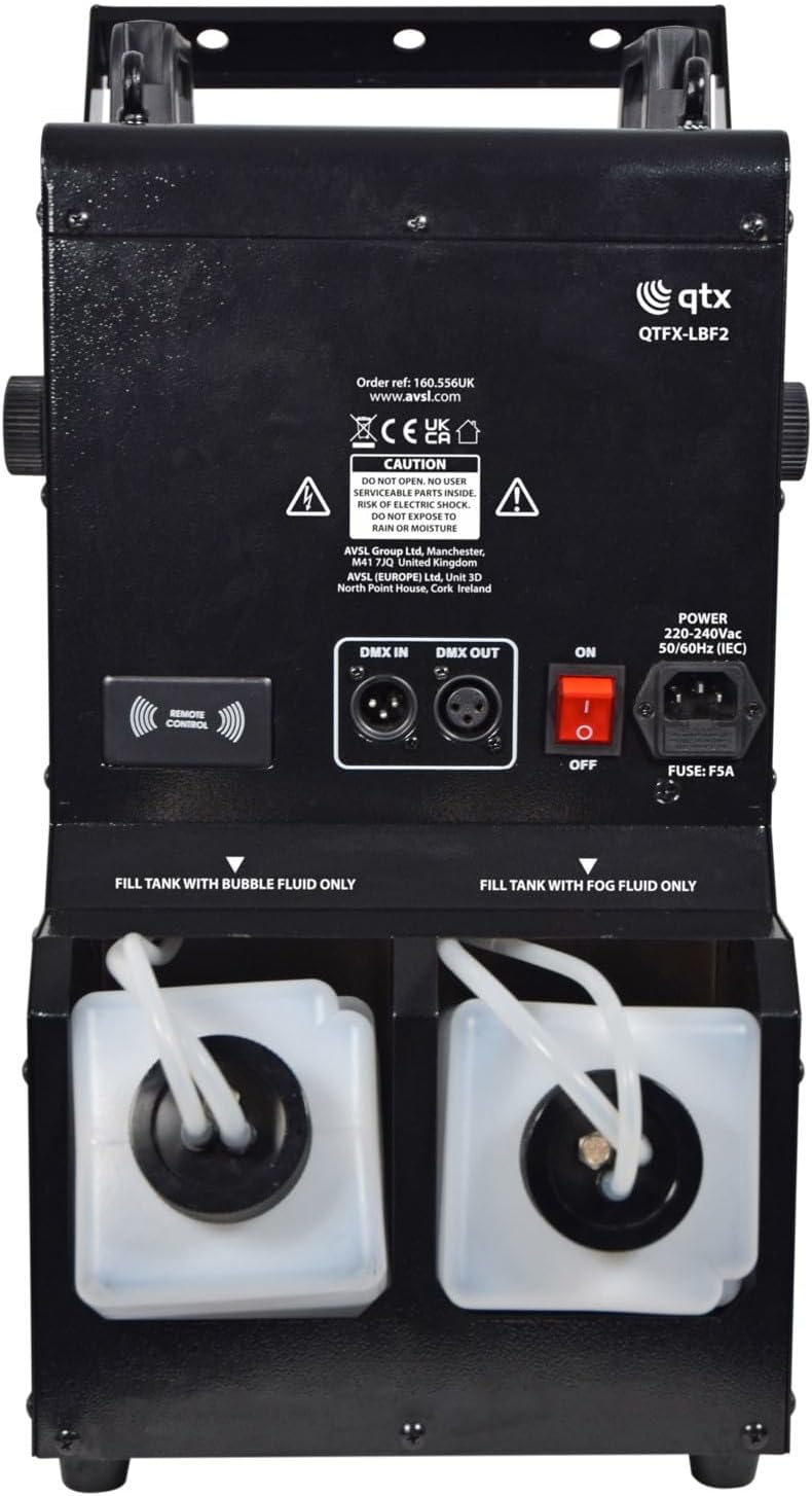 LED Bubble Fog Machine 800W DMX RGB UV Party Stage