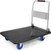 150KG Folding Platform Trolley Hand Truck Flatbed Cart