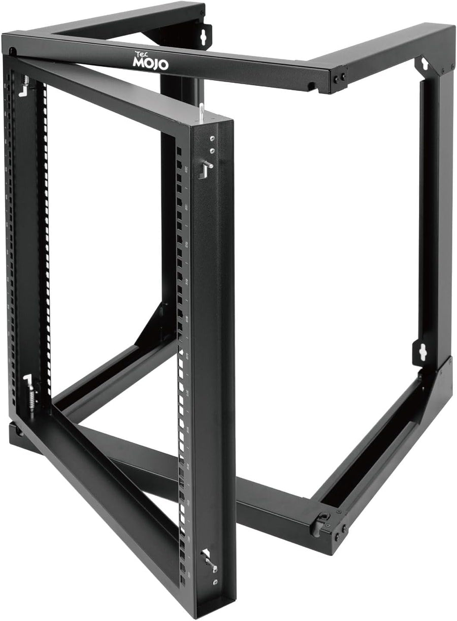 12U Wall Mount Open Frame Server Rack Swing Gate