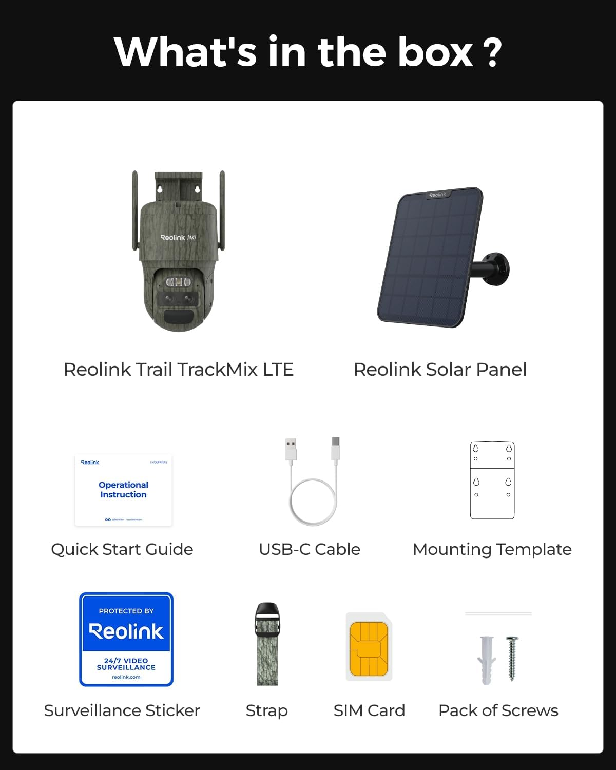 4K 4G LTE Outdoor Security Camera Solar PTZ Auto Tracking