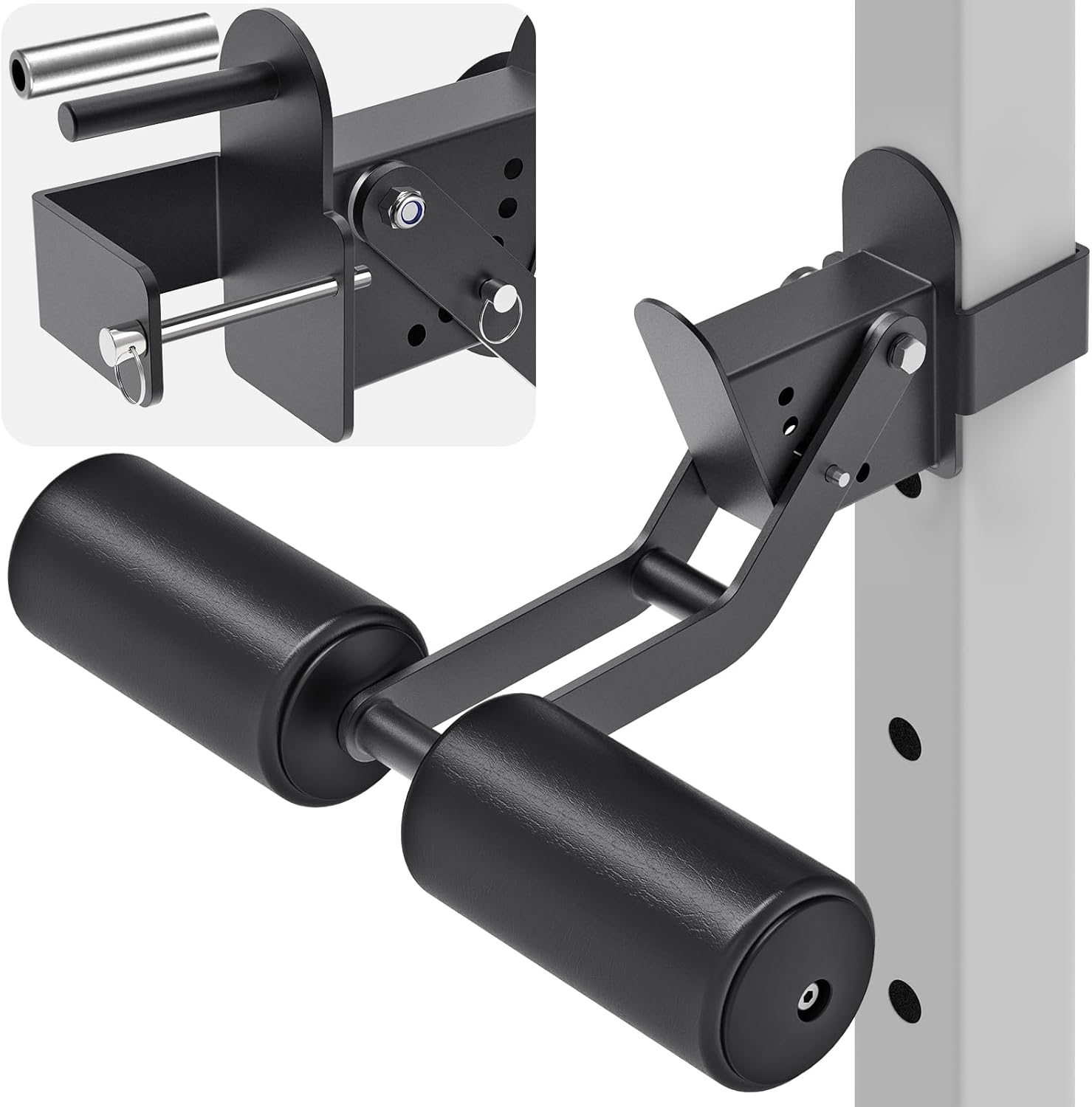Leg Extension Attachment Power Rack Nordic Curl Sit Up Trainer