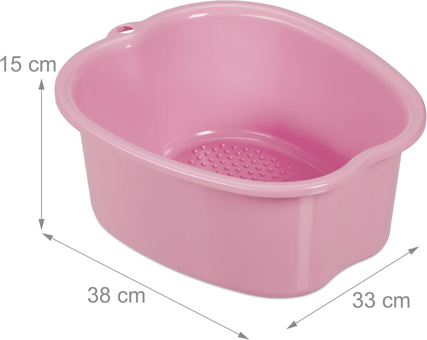 Foot Bath Bowl Massage Pedicure Spa Basin Plastic Compact