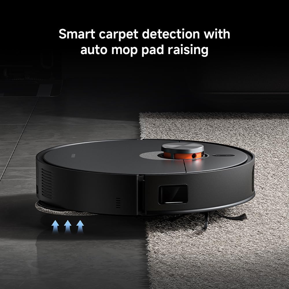 Robot Vacuum Mop Self Empty 8000Pa LiDAR Hot Wash Smart Clean