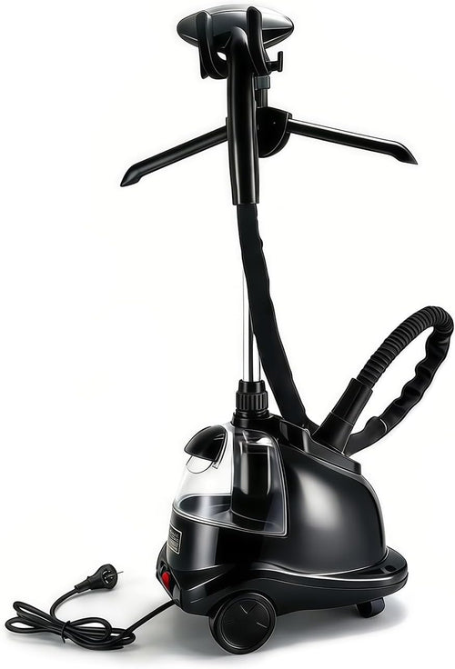 Upright Garment Steamer 2000W 2.4L Tank 90min Steam Wheels
