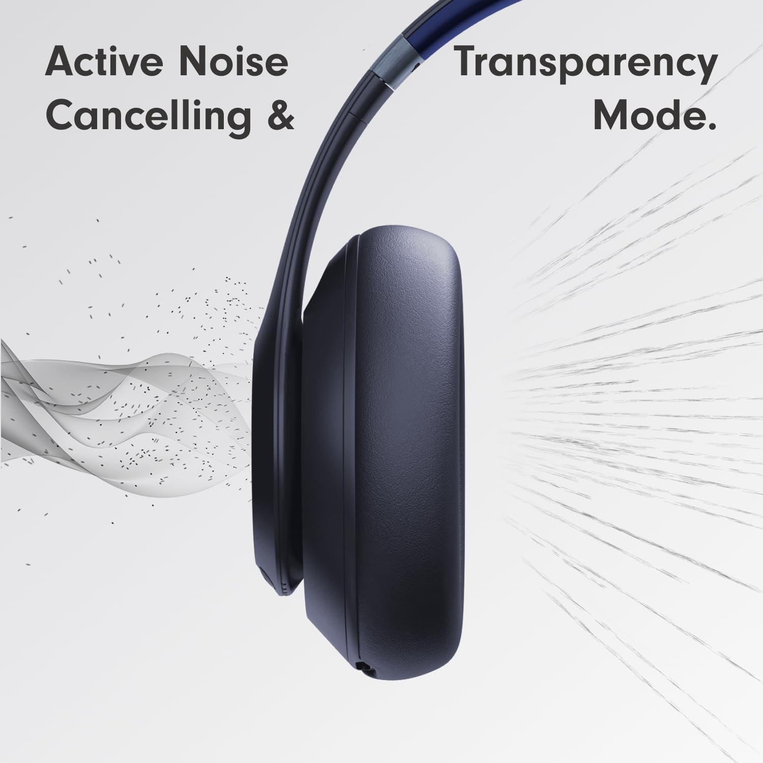 Bluetooth Noise Cancelling Over Ear Headphones Spatial Audio 40H Playtime
