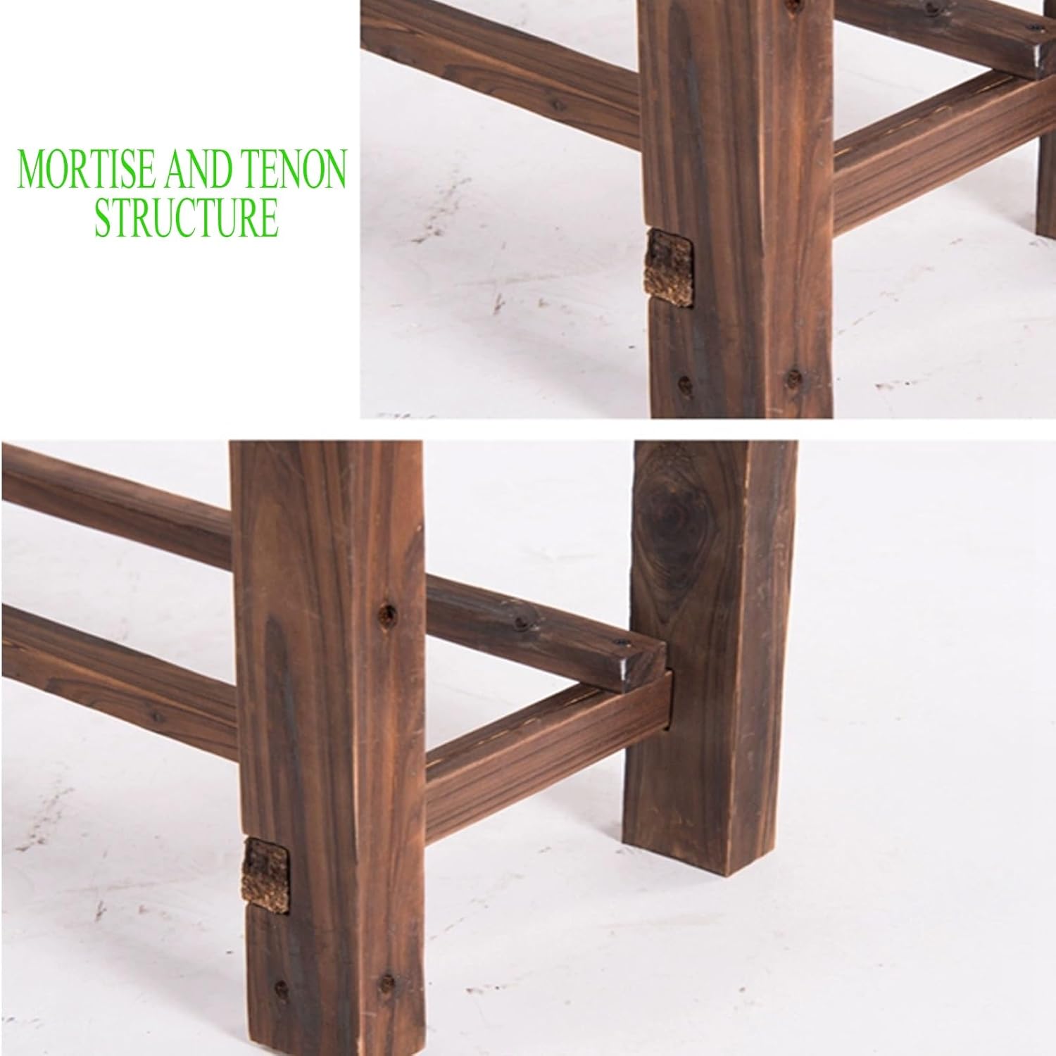 2 Seater Cedar Wood Garden Bench Patio Balcony Deck Outdoor Seat 90cm