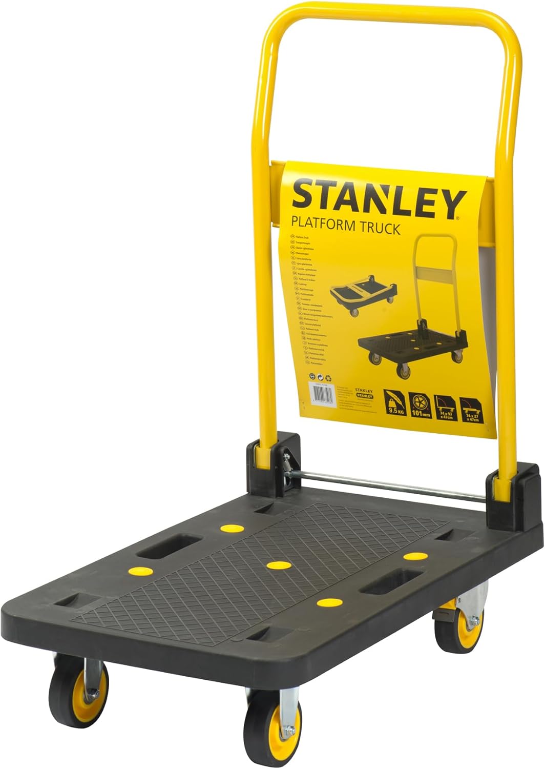 Professional Folding Platform Truck 150KG 4 Wheel Trolley