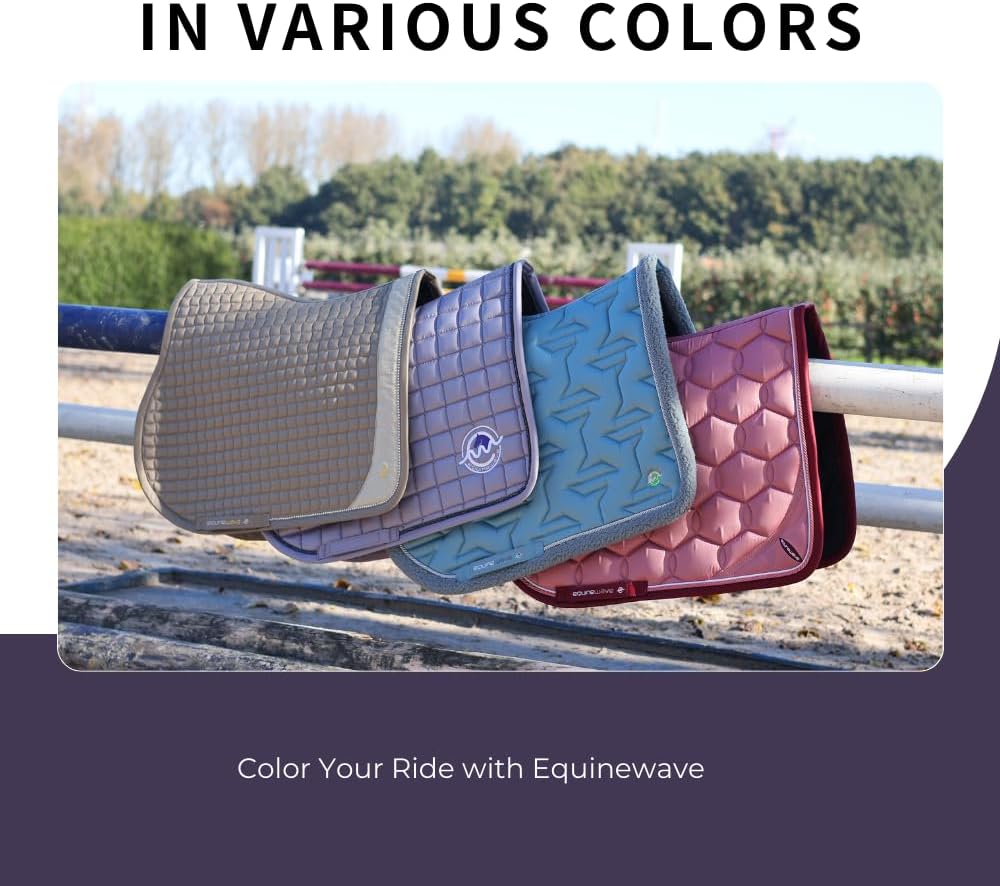 Classic Satin Jump Saddle Pad with Anatomic Shock Absorbing Fit