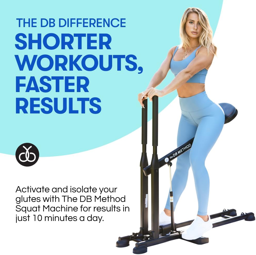 Perfect Squat Machine Foldable Glute Leg Trainer with Phone Holder