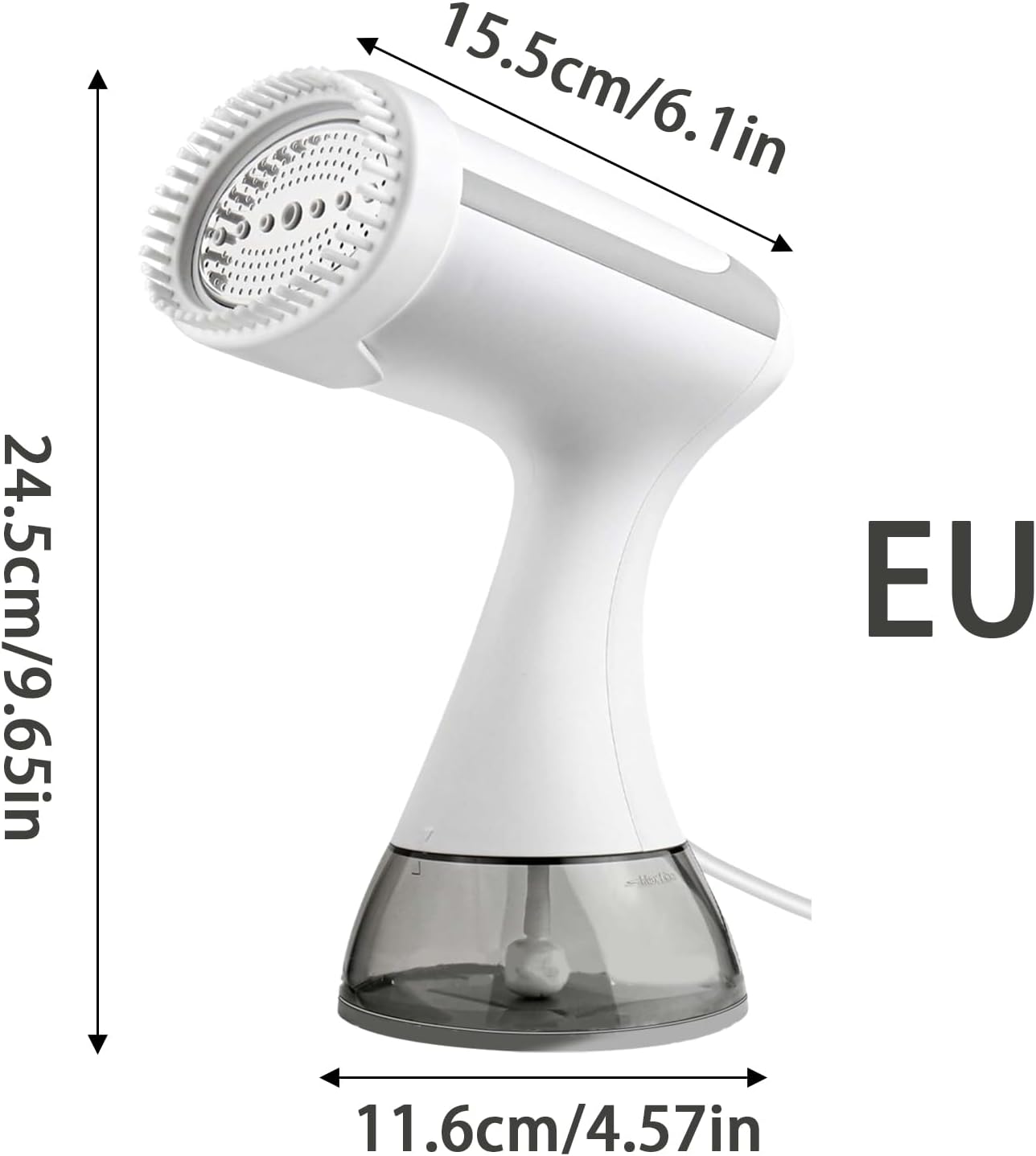 Handheld Garment Steamer Portable Iron Wet Dry Wrinkle Remover