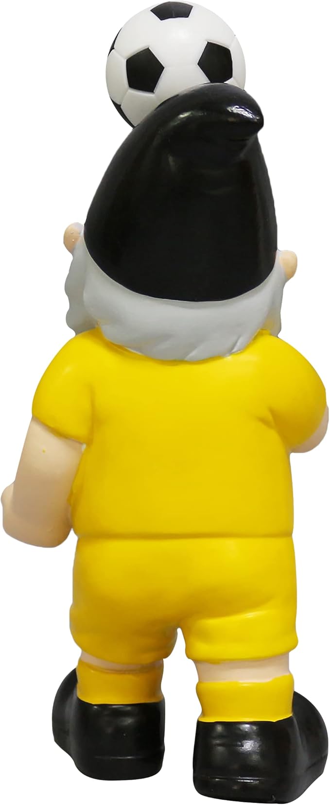 Football Header Ball Gnome Statue Fan Garden Decor 20cm