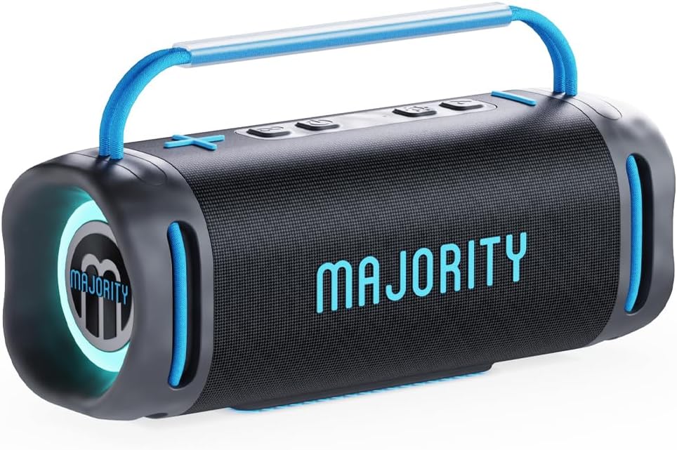 70W Portable Bluetooth Speaker IP67 Waterproof 30H LED Lights