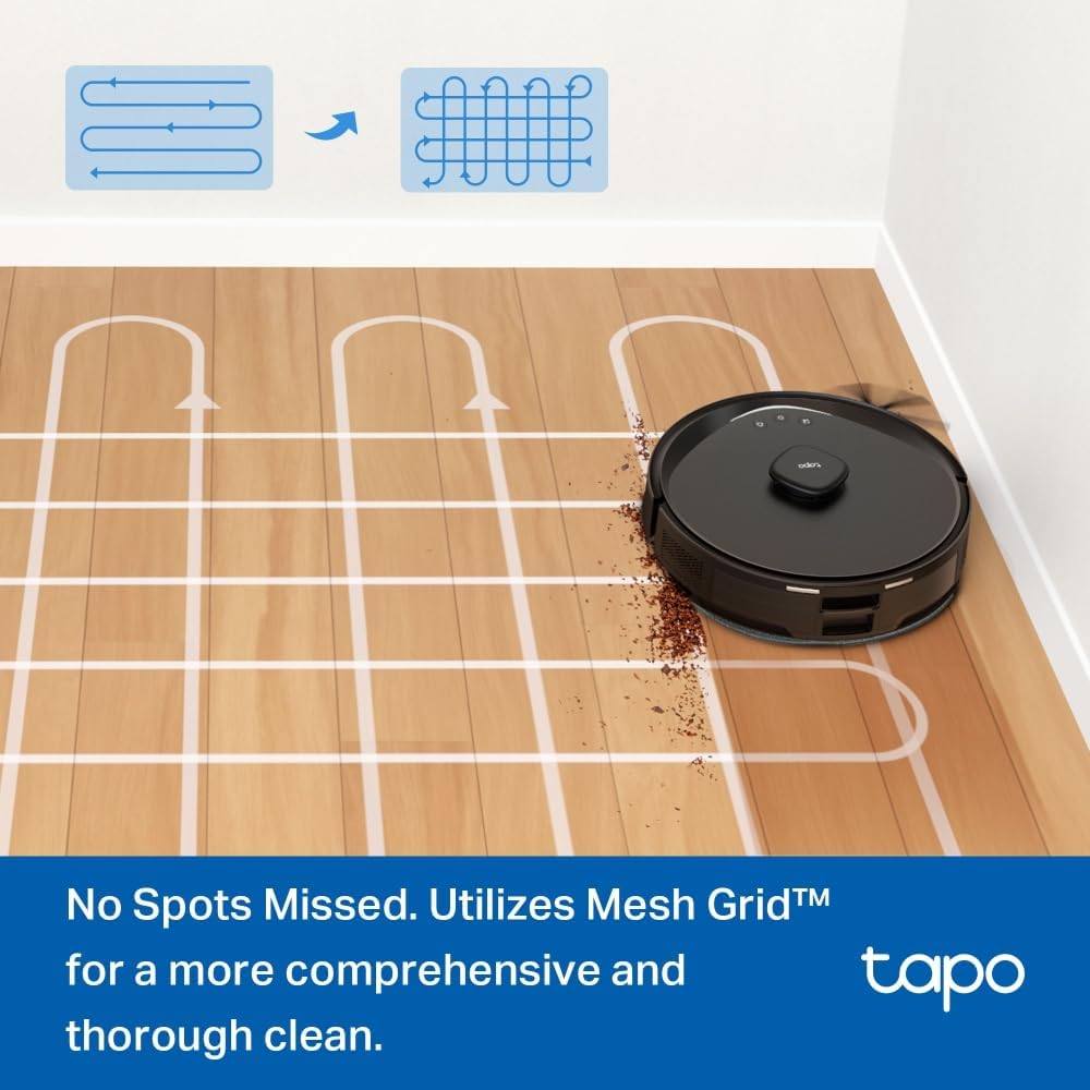 Robot Vacuum Mop 5300Pa LiDAR Smart Mapping Self Charging