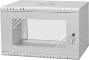 6U 19 Inch Server Rack Cabinet 450mm Glass Door Steel