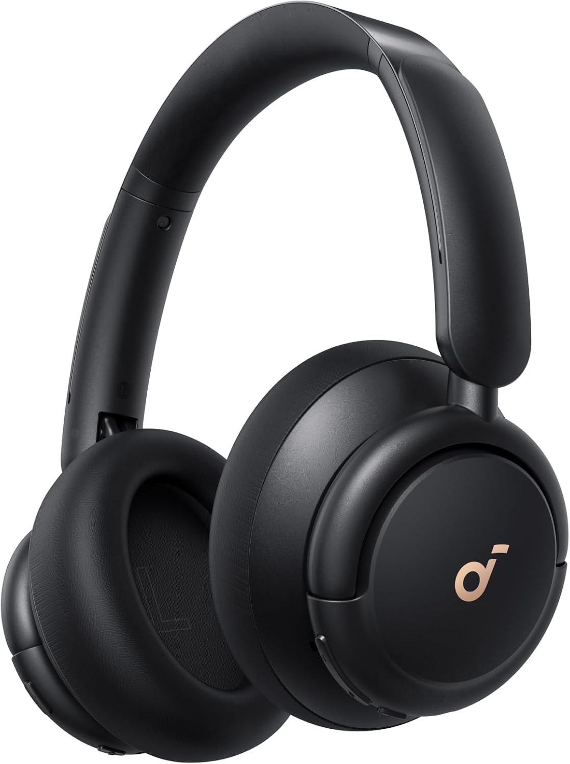 Wireless Hybrid Noise Cancelling Over Ear Headphones 50Hr Battery Black