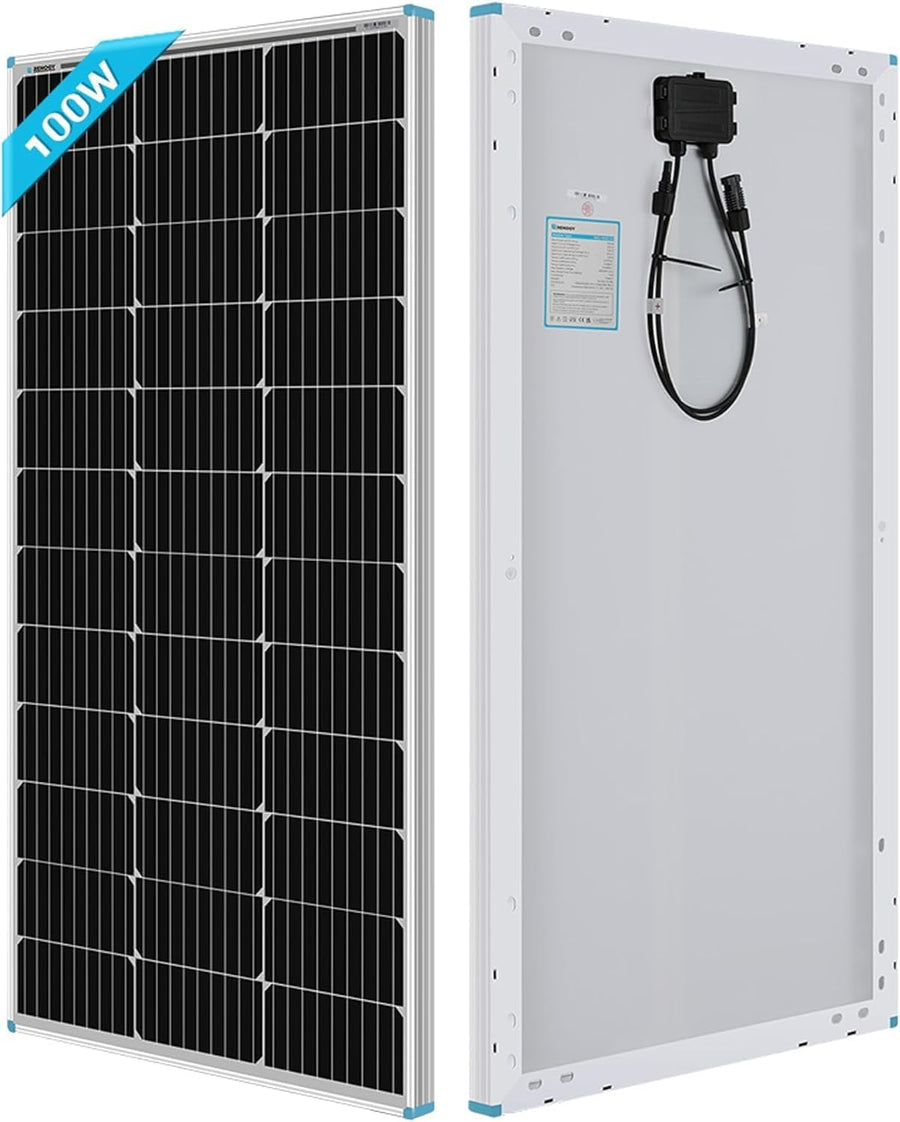 100W 12V Monocrystalline Solar Panel High Efficiency RV Boat