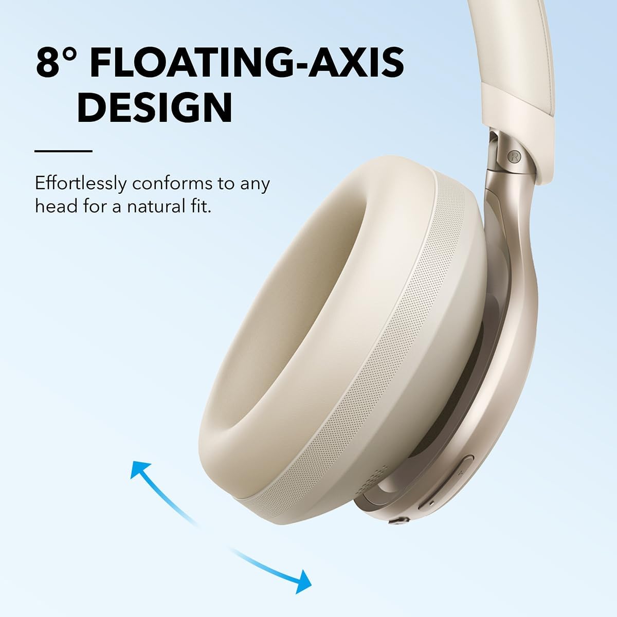 Adaptive Noise Cancelling Bluetooth Over Ear Headphones Hi Res