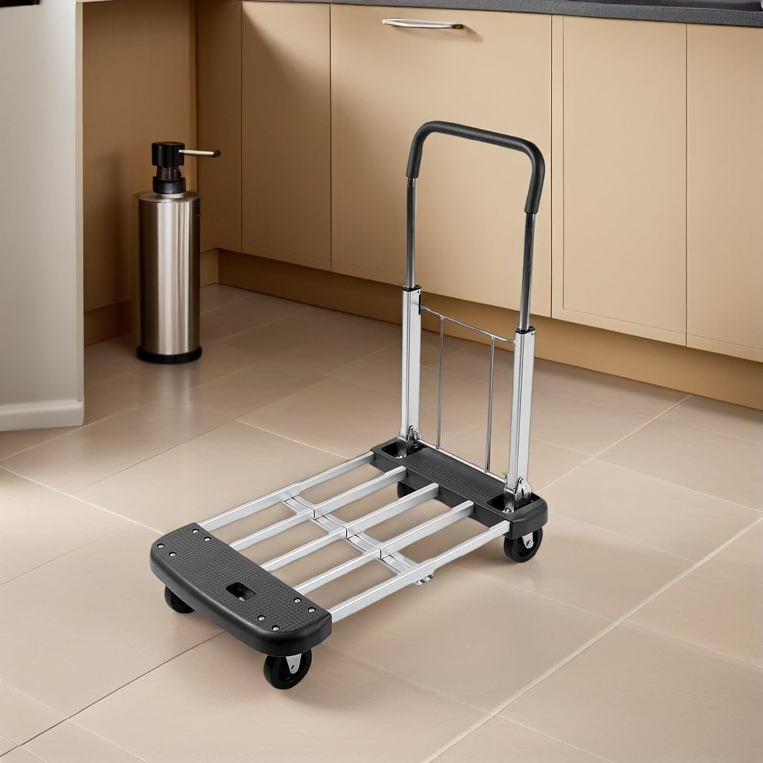 Folding Luggage Trolley Cart Portable Shopping Sack Truck
