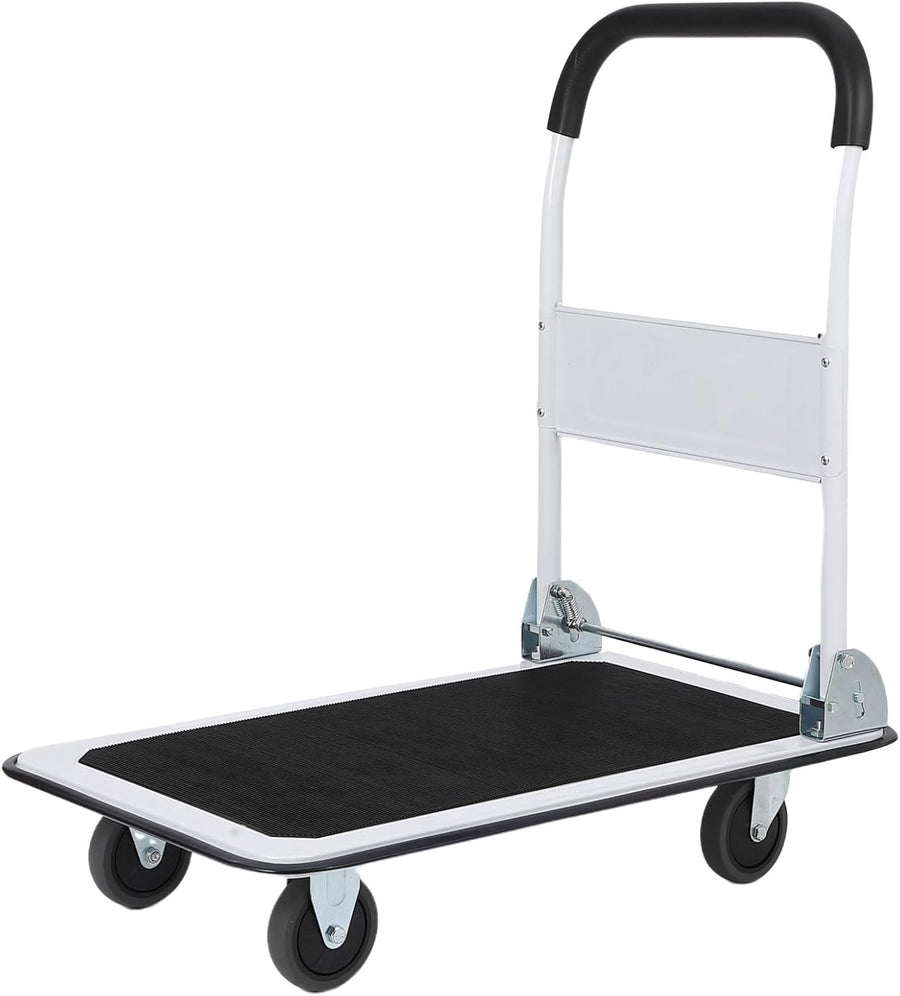 150KG Heavy Duty Platform Truck Folding Flatbed Trolley