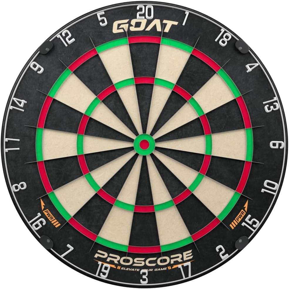 Professional Sisal Dartboard 18in Thin Wire Low Bounce Target