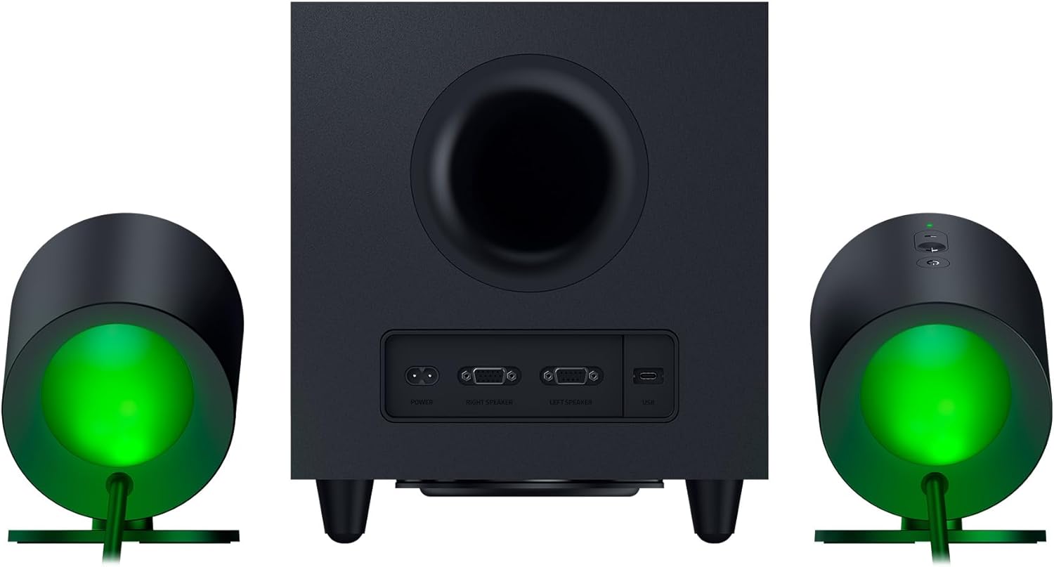 PC Gaming Speakers 2.1 Subwoofer THX Surround RGB Bluetooth