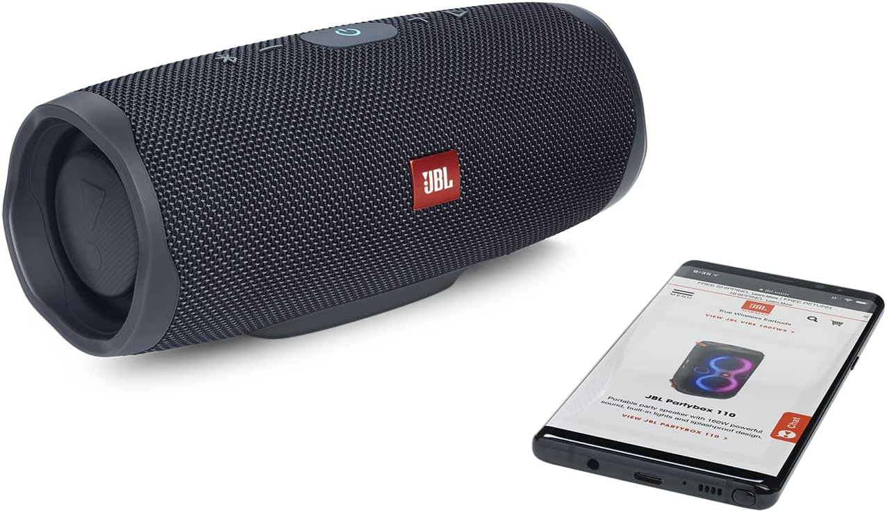 Portable Bluetooth Speaker 20H Playtime Waterproof Powerbank Bass