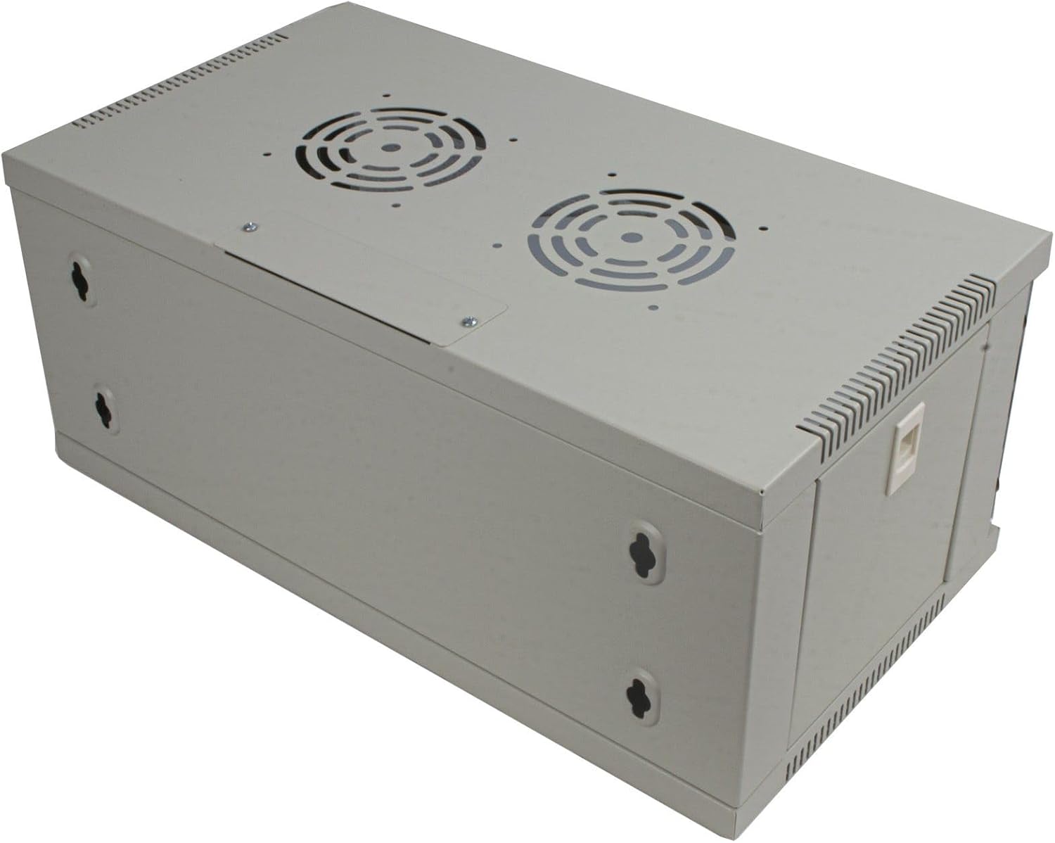 4U Wall Mounted Data Cabinet 19 Inch Glass Door 300mm
