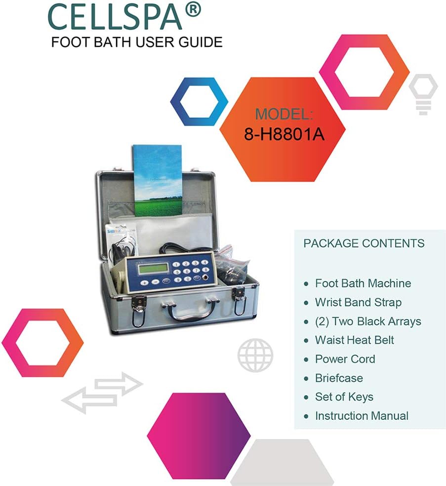 Ionic Detox Foot Bath Machine Aqua Spa Cleanse Foot Spa