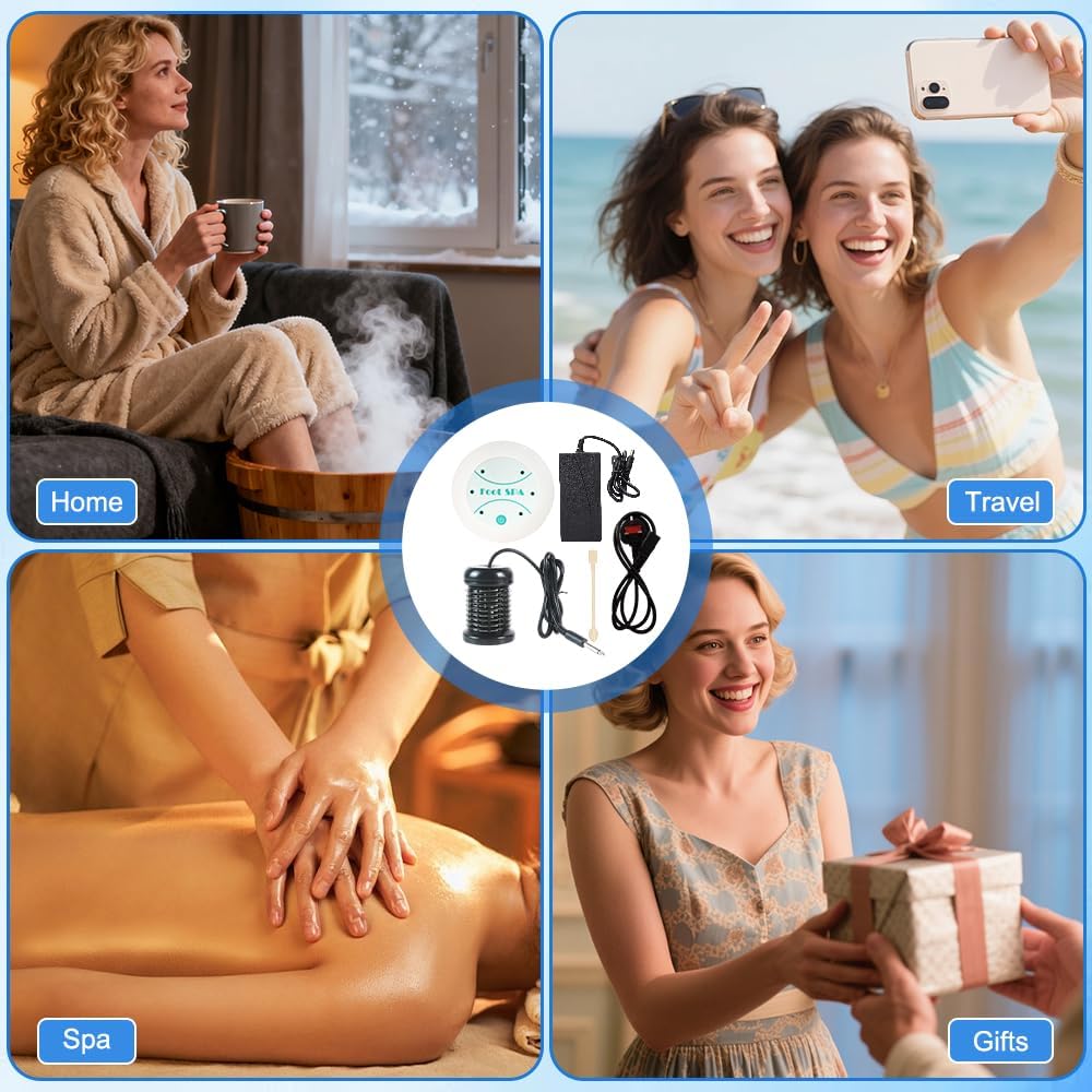 Ionic Foot Spa Detox Bath Machine Ion Therapy Foot Soak Relaxation