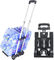 Folding Hand Truck Trolley 35KG Aluminium 2 Wheel Cart