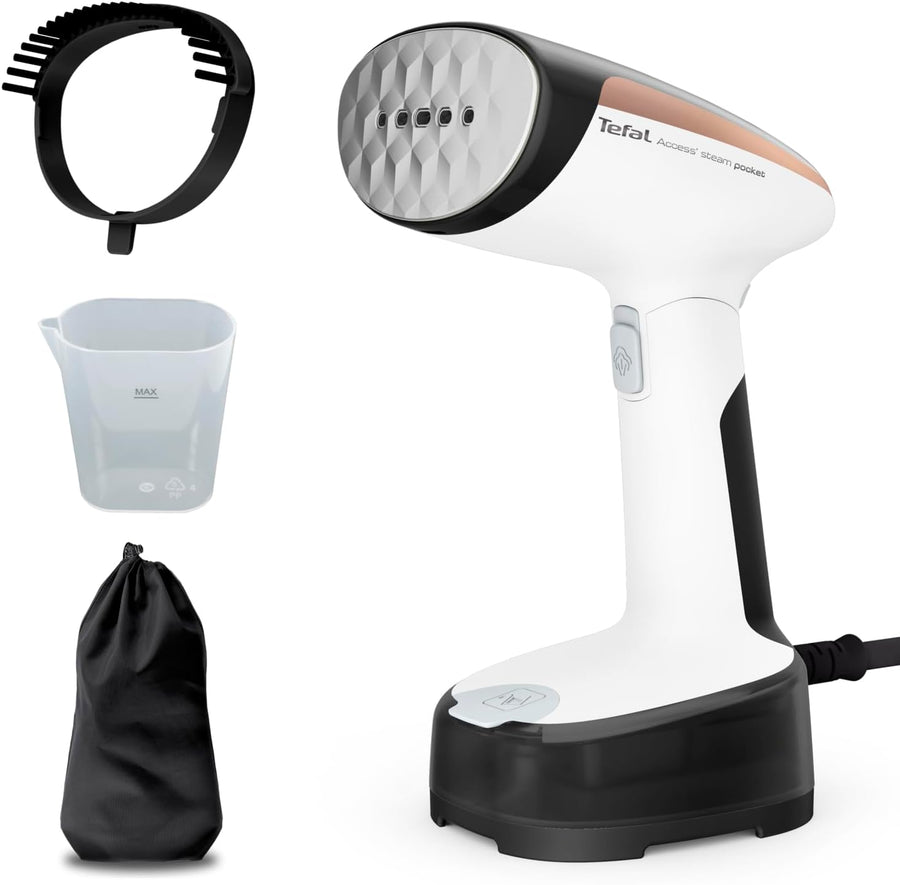 Compact Clothes Steamer Foldable 1300W Fast Heat 20g Steam